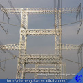 Advanced configuration 3/4L angular/tubular steel power transmission line tower